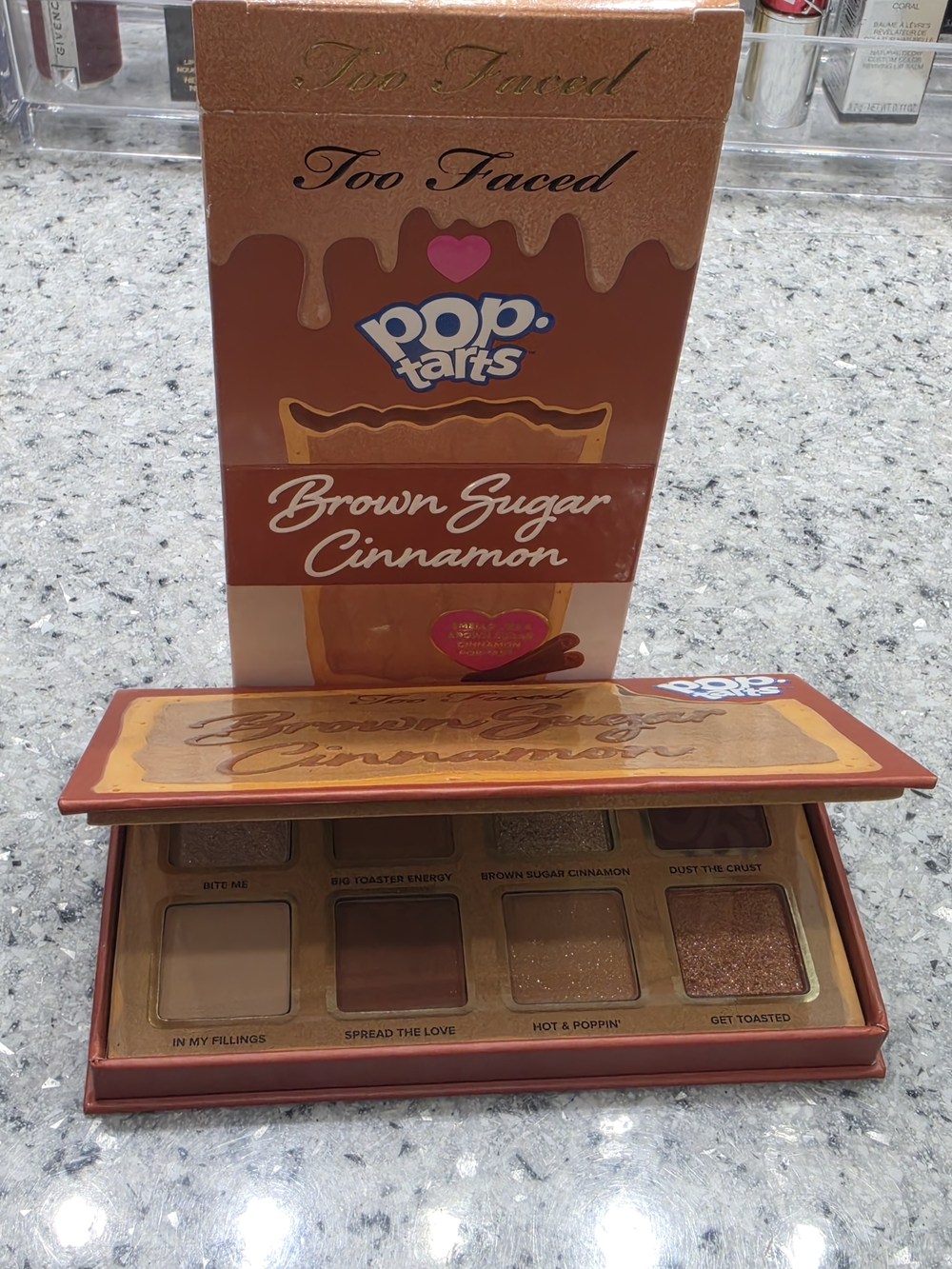 Too Faced Pop-Tarts Brown Sugar Cinnamon Eyeshadow Palette — Brown, Copper, Gold